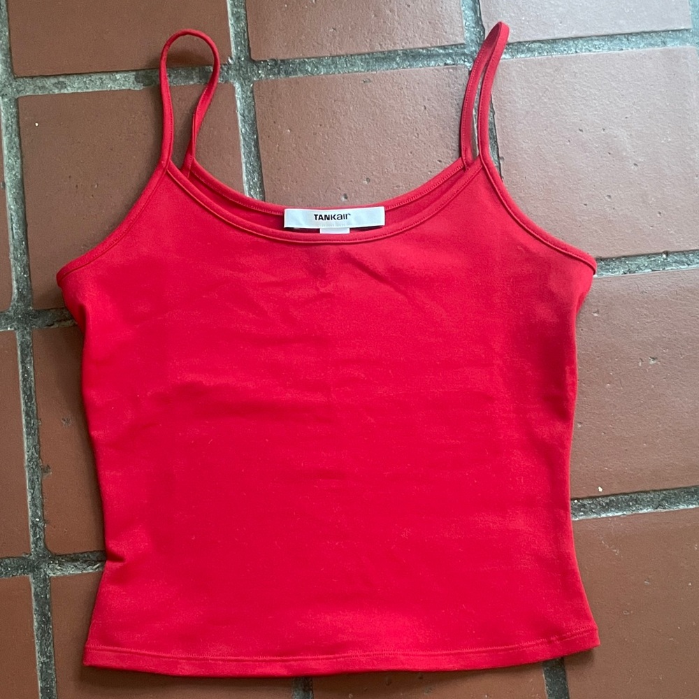 Red Tankair tank top in size small
